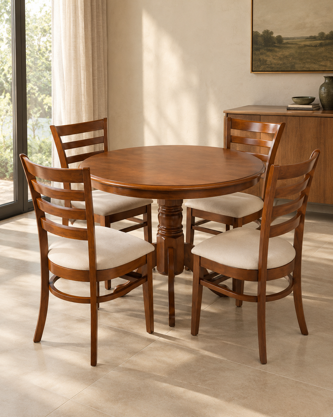 Juego de comedor - redondo